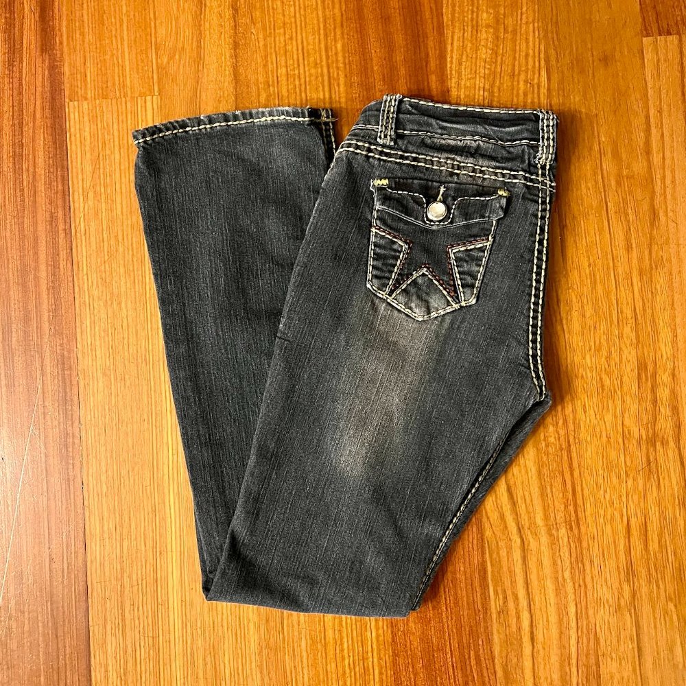 U-51 Grey Straight Leg Jeans size 9/10